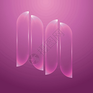 设计粉色玻璃横条套件图片