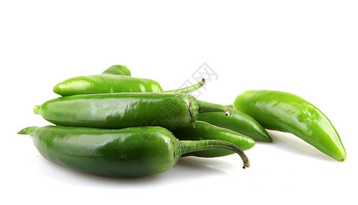 绿色Jalapeeno胡椒团体食物蔬菜香料寒冷辣椒白色烹饪植物图片