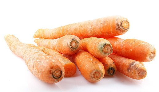 白色背景孤立的胡萝卜沙拉蔬菜食物红色萝卜植物工作室营养橙子饮食图片