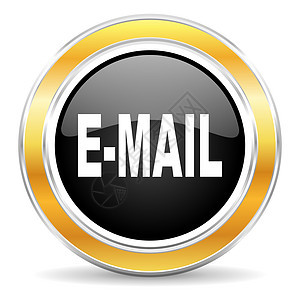 邮件图标信封电子电话短信圆圈网络字母黑色秘书处插图图片