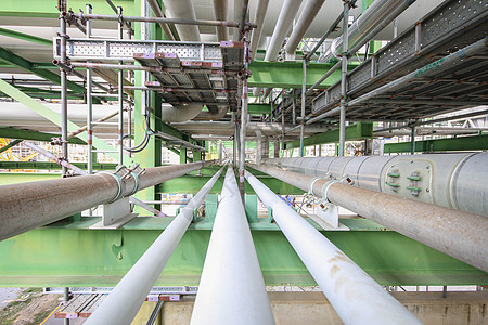 带有管道的结构工业管子金属炼油厂生产技术建造制造业车站植物图片