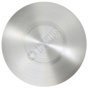 圆不锈钢表面颗粒状合金灰色圆圈技术反射纹理效果宏观金属背景图片