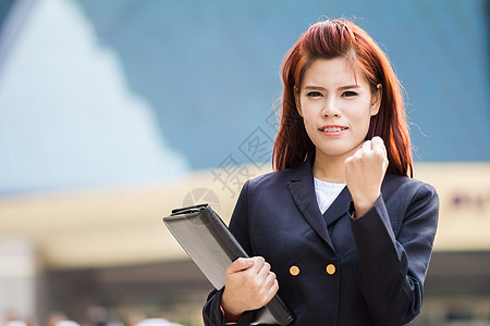 商业妇女生活女孩金发商务人士管理人员经理窗户女性夹克图片