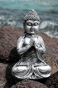 佛像雕像假期热带佛教徒沉思祝福雕塑宗教旅行支撑石头图片