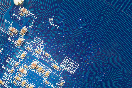 电路董事会背景背景电脑硬件蓝色技术原理图互联网处理器木板创新打印图片