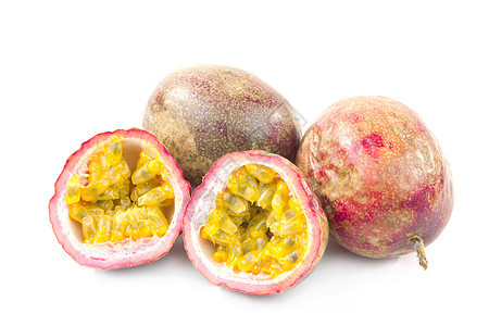 激情果热带种子饮食黄色水果果汁白色食物甜点营养图片