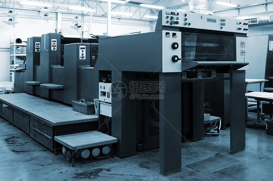 现代印刷厂技术工业控制面板报纸工程制造业测谎印刷打印植物图片