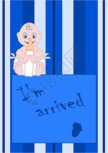 宝宝男孩婴儿庆典按钮卡片曲线展示男生快乐生日涂鸦图片