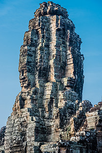寺吴哥城柬埔寨地标目的地宗教旅行废墟佛教徒高棉语寺庙建筑学考古图片