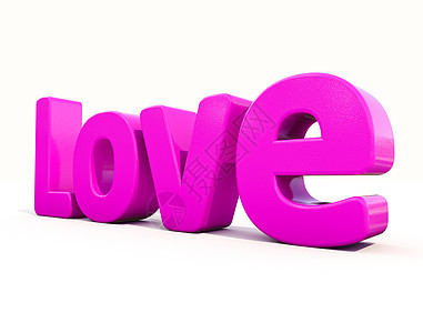 3D字词爱字体情感友谊暗恋热情文字打字稿字母恋情感性图片