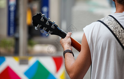 吉他玩家吉他英雄演员乐队笔记艺术家盒子乐器城市和弦民间图片