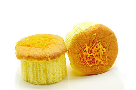 孤立的纸杯蛋糕杯子饮食蛋糕奶油生日面包食物食品烹饪漩涡图片