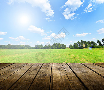 空表格阳光远景晴天场景地平线农村木头蓝色国家天堂图片