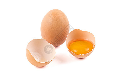 鸡蛋 有破碎的鸡蛋图片