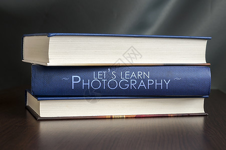 让我们学习摄影 书的概念图片
