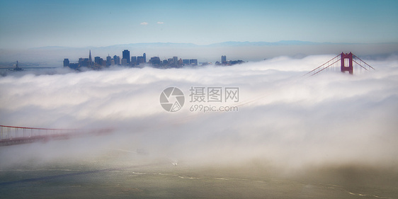 金门大桥地标摩天大楼结构风景建筑海洋旅游地方摄影水平图片