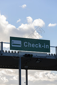 检查签名港口符号进步箭头商务方向标志旅行指导背光背景图片
