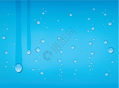 下水背景天气墙纸气泡水滴插图反射游泳蓝色绘画玻璃图片