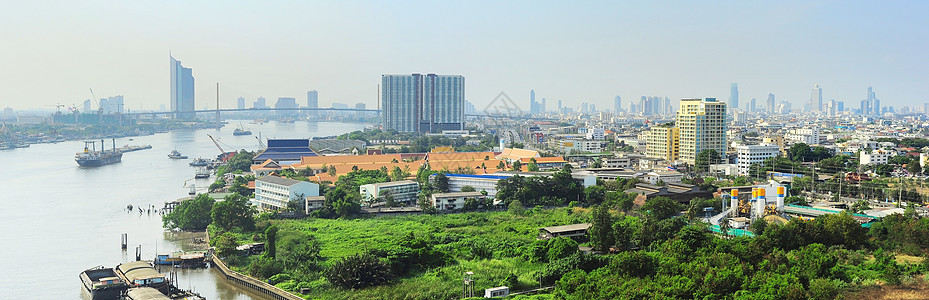 曼谷天线船运货物首都景观商业市中心建筑学港口中心码头图片