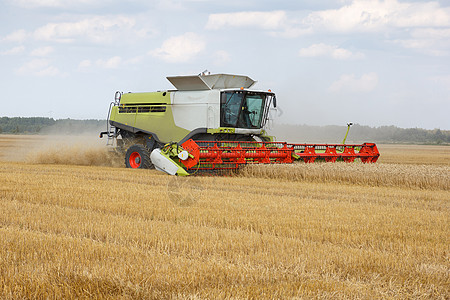 谷物收割器收割机草地农场工作技术农田场地机器生产食物图片
