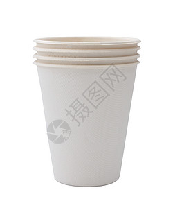 白纸杯快关门了杯子环境白色宏观回收材料空白咖啡杯图片