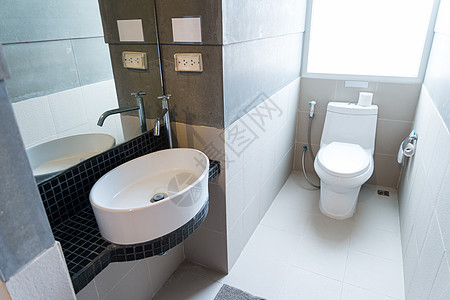 洗手间厕所陶瓷民众浴室酒店风格装饰卫生奢华房间卫生间图片