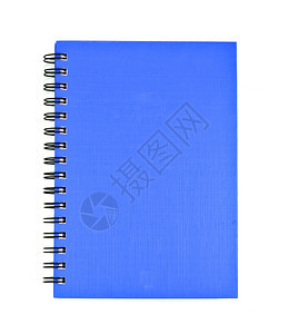 白色的孤立笔记本螺旋文档笔记日记小册子记事本会议软垫学校绘画图片