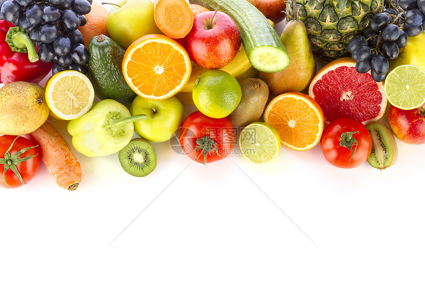 新鲜水果和蔬菜市场萝卜香蕉茴香饮食白色土豆食物芹菜玉米图片