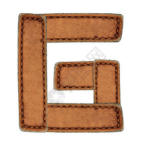 白色的皮层字母分隔符背景纺织品皮革字体商业棕色服装背布织物材料图片