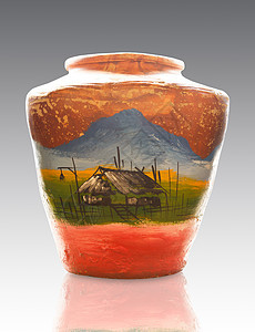 泰国罐产品纪念品反射金子艺术陶瓷酒店杯子盒子制品图片