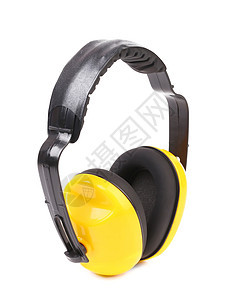 黄色保护耳机图片