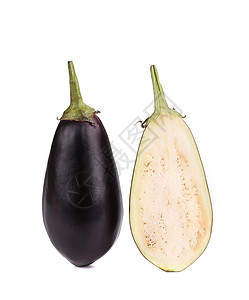 半个茄子生产午餐蔬菜烹饪维生素生态饮食食物正方形紫色图片