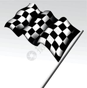 复选旗牌越野发动机速度黑色愿望竞赛追求跑道运动白色图片