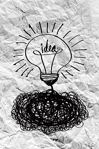 圆包纸上的概念概念概念灯泡力量照明头脑创新创造力夹子想像力玻璃科学风暴图片