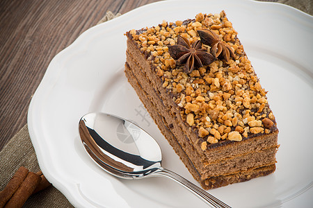 巧克力蛋糕糕点盘子糖果棕色巧克力水果甜点馅饼八角食物图片
