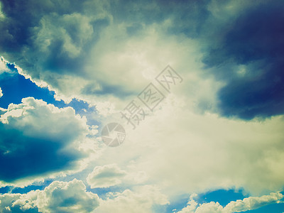 云层天空天气材料风暴灰色蓝天多云暴风雨白色图片
