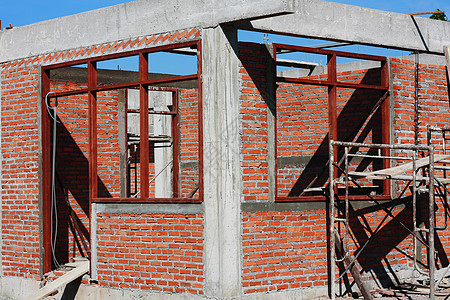 水泥砂浆房地产建筑框架高清图片