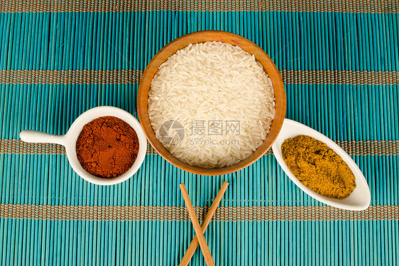 主食水平文化筷子静物配件用餐书钉传统香料食物图片
