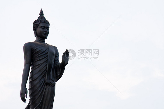 佛像寺庙艺术雕塑日落雕像文化阳光佛教徒历史信仰图片