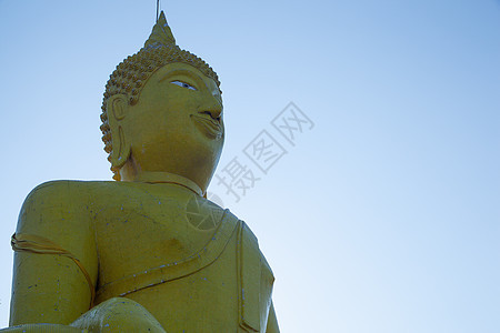 大佛像艺术精神金子上帝宗教寺庙天空信仰雕塑旅游图片