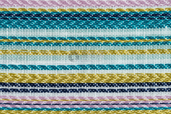多色织物纹理样品纬线彩虹帆布沙发装饰艺术墙纸手工质量风格图片
