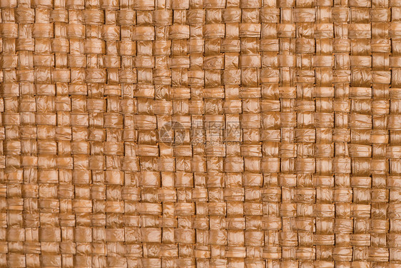 竹纹理背景亚麻帆布棕褐色床单栅栏宏观编织白色棕色木头图片