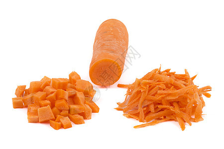 带切片的新鲜胡萝卜白色红色沙拉橙子果汁植物食物饮食蔬菜萝卜图片