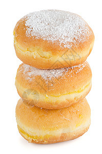 美味的甜甜圈面包甜点美食早餐传统油炸馅饼蛋糕小吃糕点图片