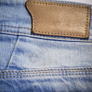 Jeans 纹理背景蓝色裤子靛青服装口袋牛仔布衣服宏观纤维国家图片