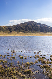 日本熊本山ASO山场地旅游场景天空旅行火山土地晴天熊本气体图片