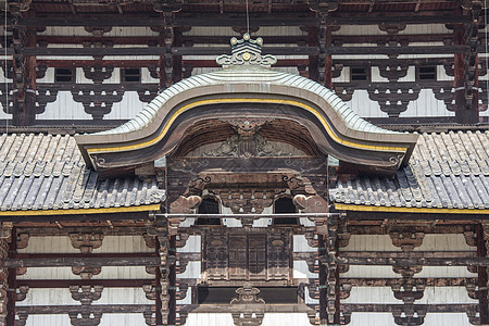 东吉寺 日本娜拉历史性建筑学大厅世界观光地标天空神社佛教徒木头图片