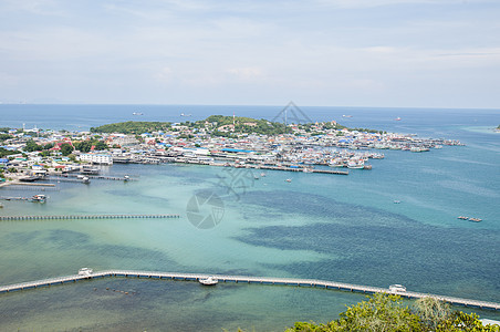 渔业村城市钓鱼支撑村庄天空建筑旅游靛青房子蓝色图片