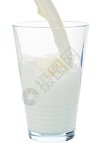 挤奶白色奶制品飞溅牛奶水滴液体玻璃运动图片