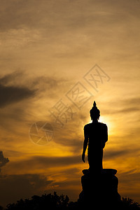 日落时佛祖公园历史雕像旅行冥想佛陀建筑学阳光日出纪念碑图片
